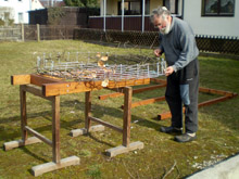 Firstreiter aus Lärchenholz Firstreiter aus Lärchenholz