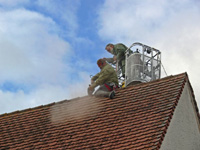 Der Winkelschleifer im Einsatz