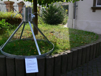 feuerverzinkte Horstunterlage mit Unterbau feuerverzinkte Horstunterlage mit Unterbau